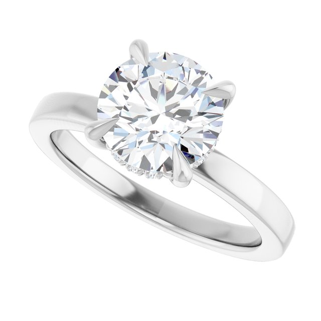 2 CTW Lab-Grown Diamond Engagement Ring, 7.99 mm