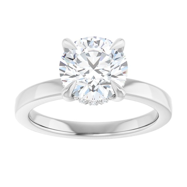 2 CTW Lab-Grown Diamond Engagement Ring, 7.99 mm