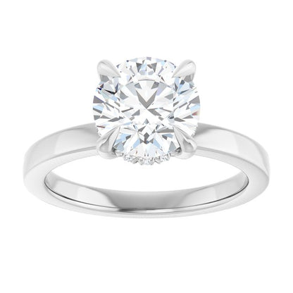 2 CTW Lab-Grown Diamond Engagement Ring, 7.99 mm