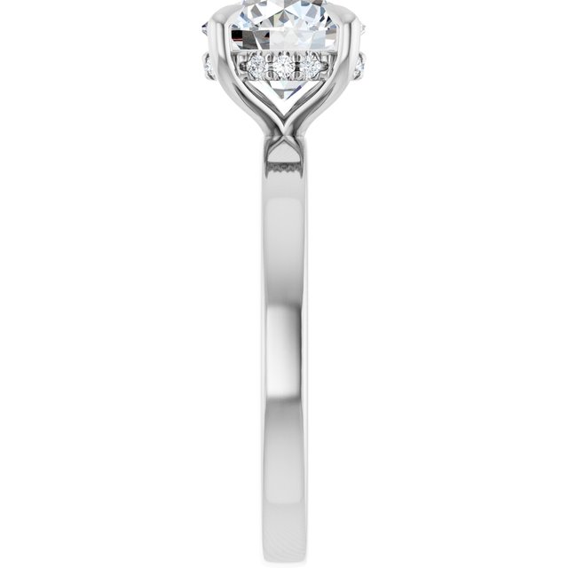 2 CTW Lab-Grown Diamond Engagement Ring, 7.99 mm