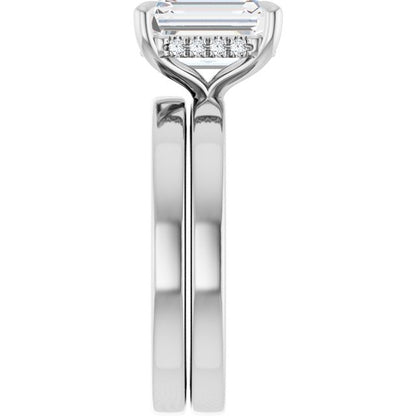 2 5/8 CTW Lab-Grown Diamond Engagement Ring