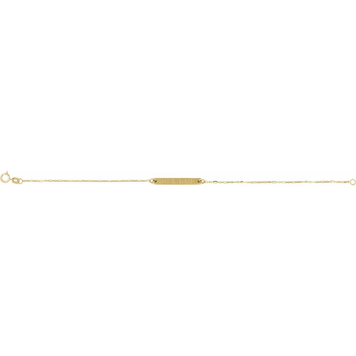 Engravable Bar 7" Bracelet (BRC979)