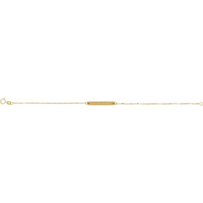 Engravable Bar 7" Bracelet (BRC979)