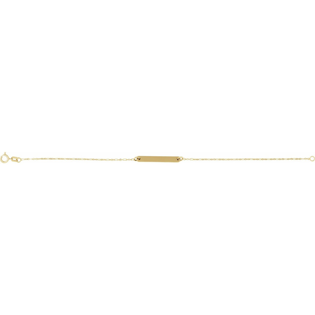 Engravable Bar 7" Bracelet (BRC979)