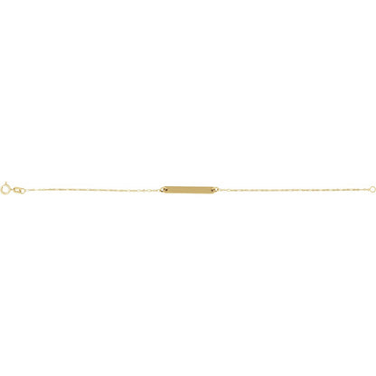 Engravable Bar 7" Bracelet (BRC979)