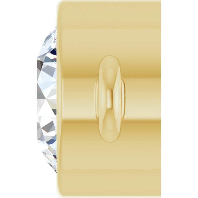 1/4 CT Natural Diamond Link, 4.7 mm x 8.5 mm