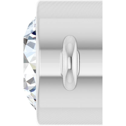 Platinum 1/4 CT Natural Diamond Bezel-Set Link