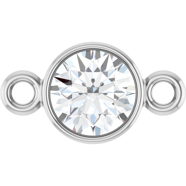 1/4 CT Natural Diamond Link, 4.7 mm x 8.5 mm