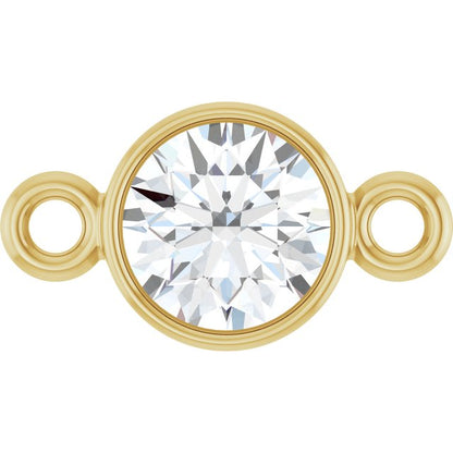 1/4 CT Natural Diamond Link, 4.7 mm x 8.5 mm