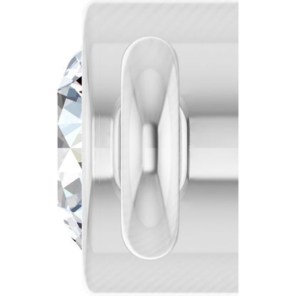Platinum .05 CT Natural Diamond Bezel-Set Link