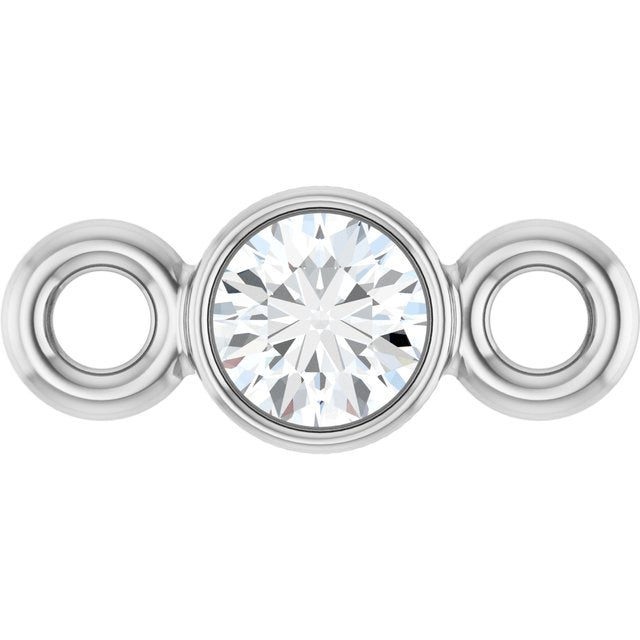.05 CT Natural Diamond Link, 2.7 mm x 6.6 mm