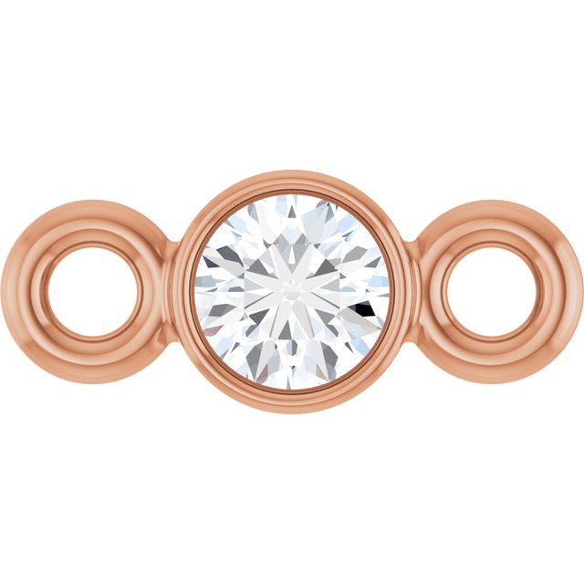 .05 CT Natural Diamond Link, 2.7 mm x 6.6 mm