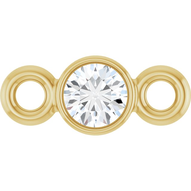 .05 CT Natural Diamond Link, 2.7 mm x 6.6 mm