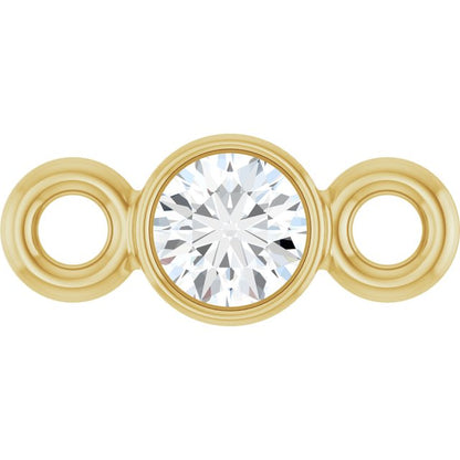 .05 CT Natural Diamond Link, 2.7 mm x 6.6 mm