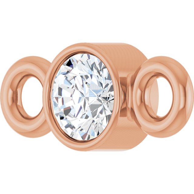 .05 CT Natural Diamond Link, 2.7 mm x 6.6 mm