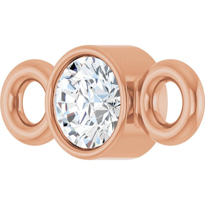 .05 CT Natural Diamond Link, 2.7 mm x 6.6 mm