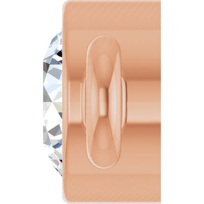 .07 CT Natural Diamond Link, 3.2 mm x 7 mm