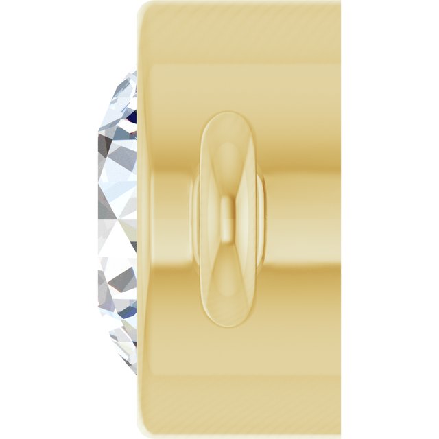 1/6 CT Natural Diamond Link, 4.2 mm x 8 mm