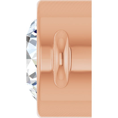 1/6 CT Natural Diamond Link, 4.2 mm x 8 mm