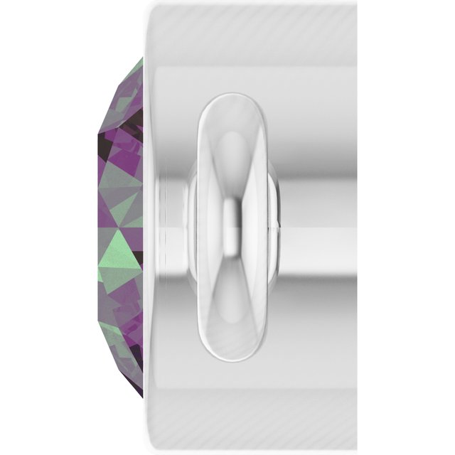 Natural Alexandrite Link, 3.5 mm x 7.2 mm