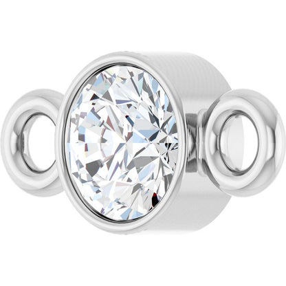 1/10 CT Natural Diamond Link, 3.5 mm x 7.2 mm