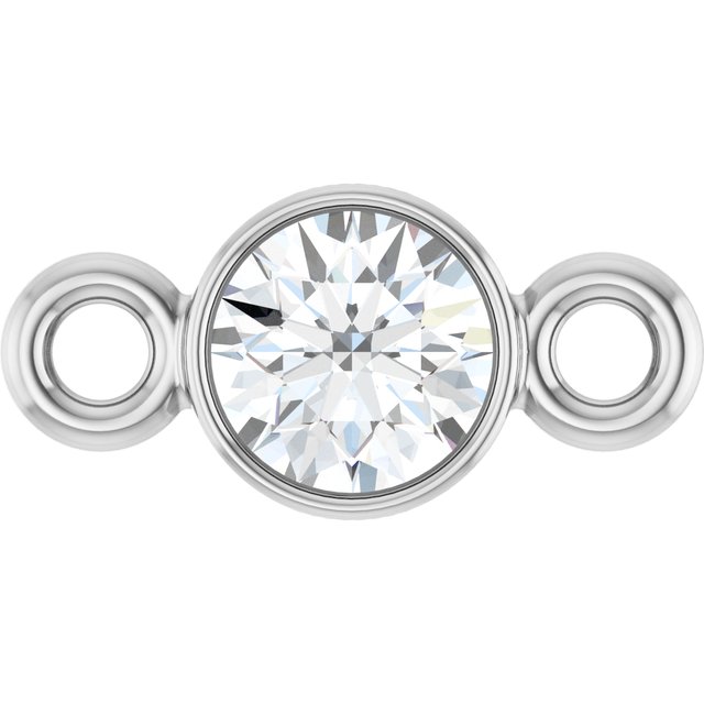 1/10 CT Lab-Grown Diamond Link, 3.5 mm x 7.2 mm