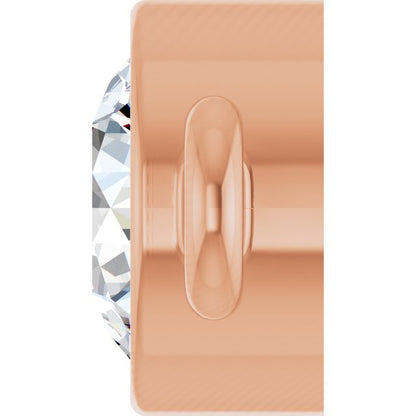 1/8 CT Natural Diamond Link, 3.9 mm x 7.7 mm