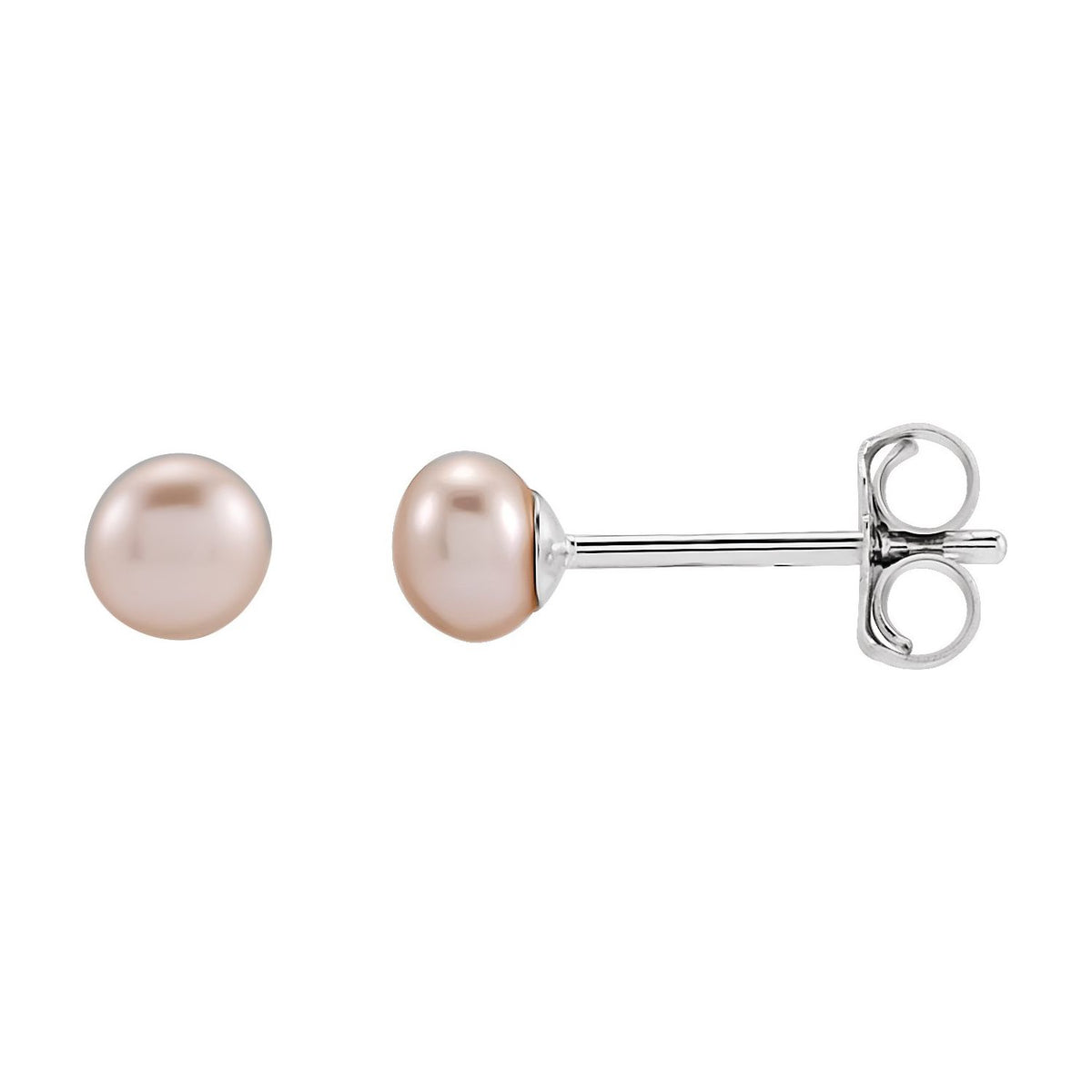 Cultured Pink Freshwater Pearl Earrings