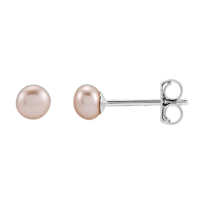Cultured Pink Freshwater Pearl Earrings