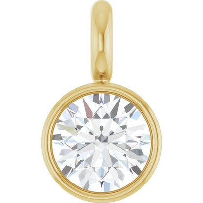 .06 CT Natural Diamond Dangle, 3 mm x 5.1 mm