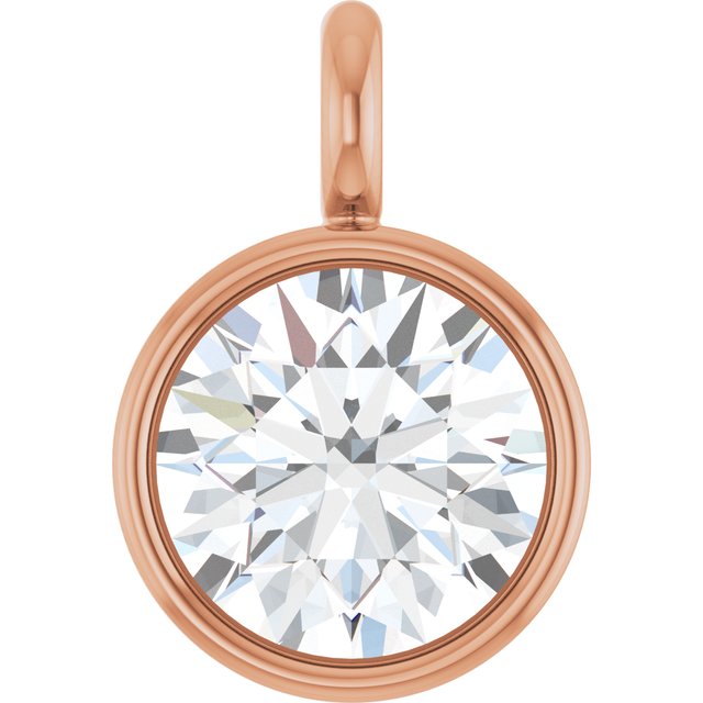1/6 CT Natural Diamond Dangle, 3.94 mm x 5.95 mm