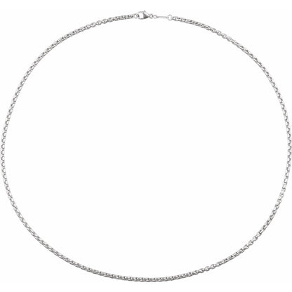 Rounded Box 18" Chain (CH1091)