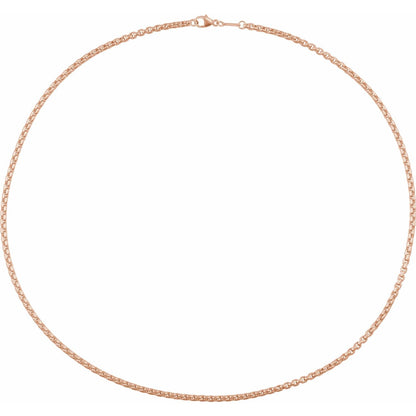 Rounded Box 24" Chain (CH1091)