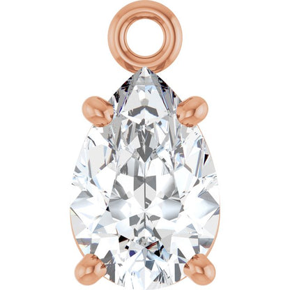 1/3 CT Lab-Grown Diamond 4-Prong Dangle