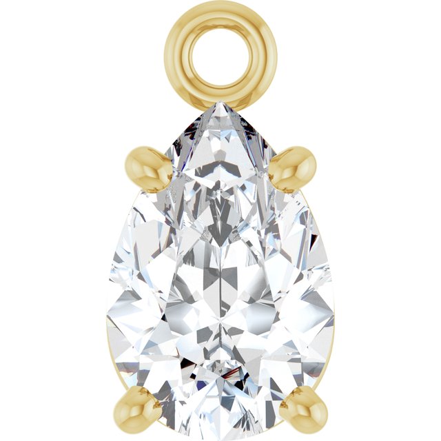 1/3 CT Lab-Grown Diamond 4-Prong Dangle