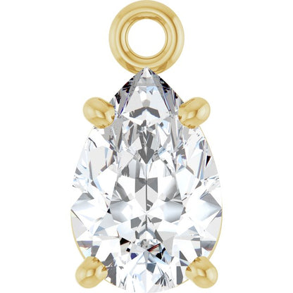 1/3 CT Lab-Grown Diamond 4-Prong Dangle
