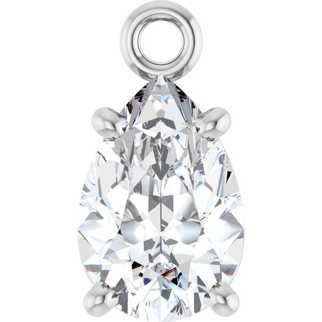 1/3 CT Lab-Grown Diamond 4-Prong Dangle
