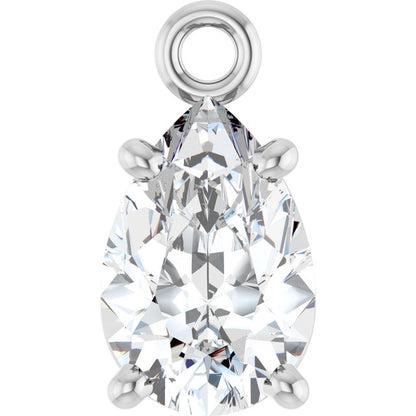 1/3 CT Lab-Grown Diamond 4-Prong Dangle
