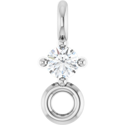 .015 CT Natural Diamond Link, 2.3 mm x 5.7 mm