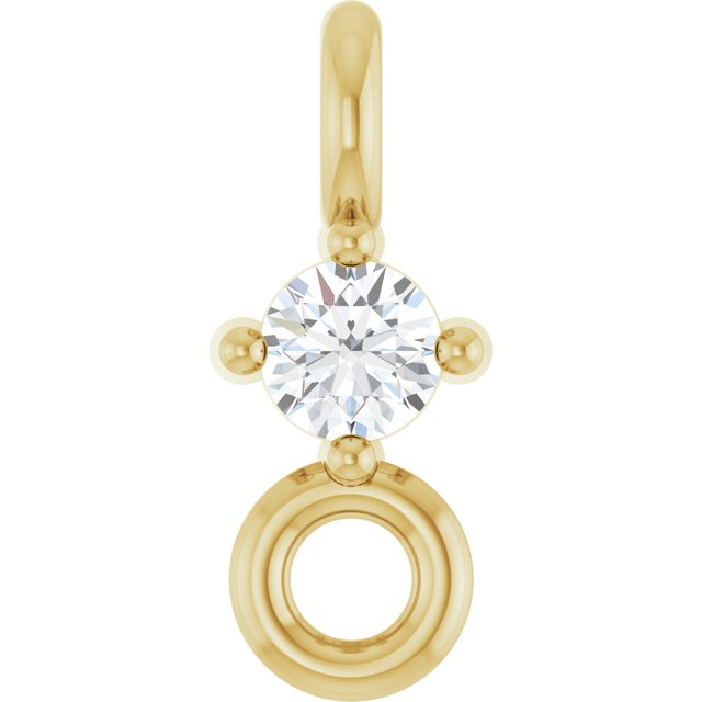 .015 CT Natural Diamond Link, 2.3 mm x 5.7 mm