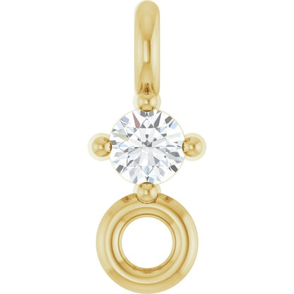 .015 CT Natural Diamond Link, 2.3 mm x 5.7 mm