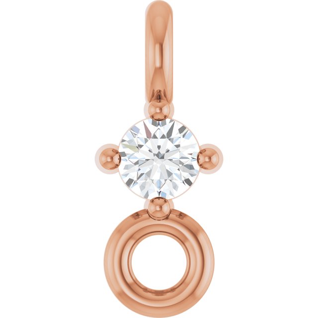 .015 CT Natural Diamond Link, 2.3 mm x 5.7 mm