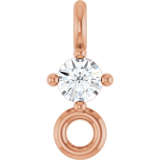 .02 CT Natural Diamond Link, 2.5 mm x 6 mm