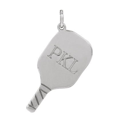 Engravable Pickleball Paddle Pendant