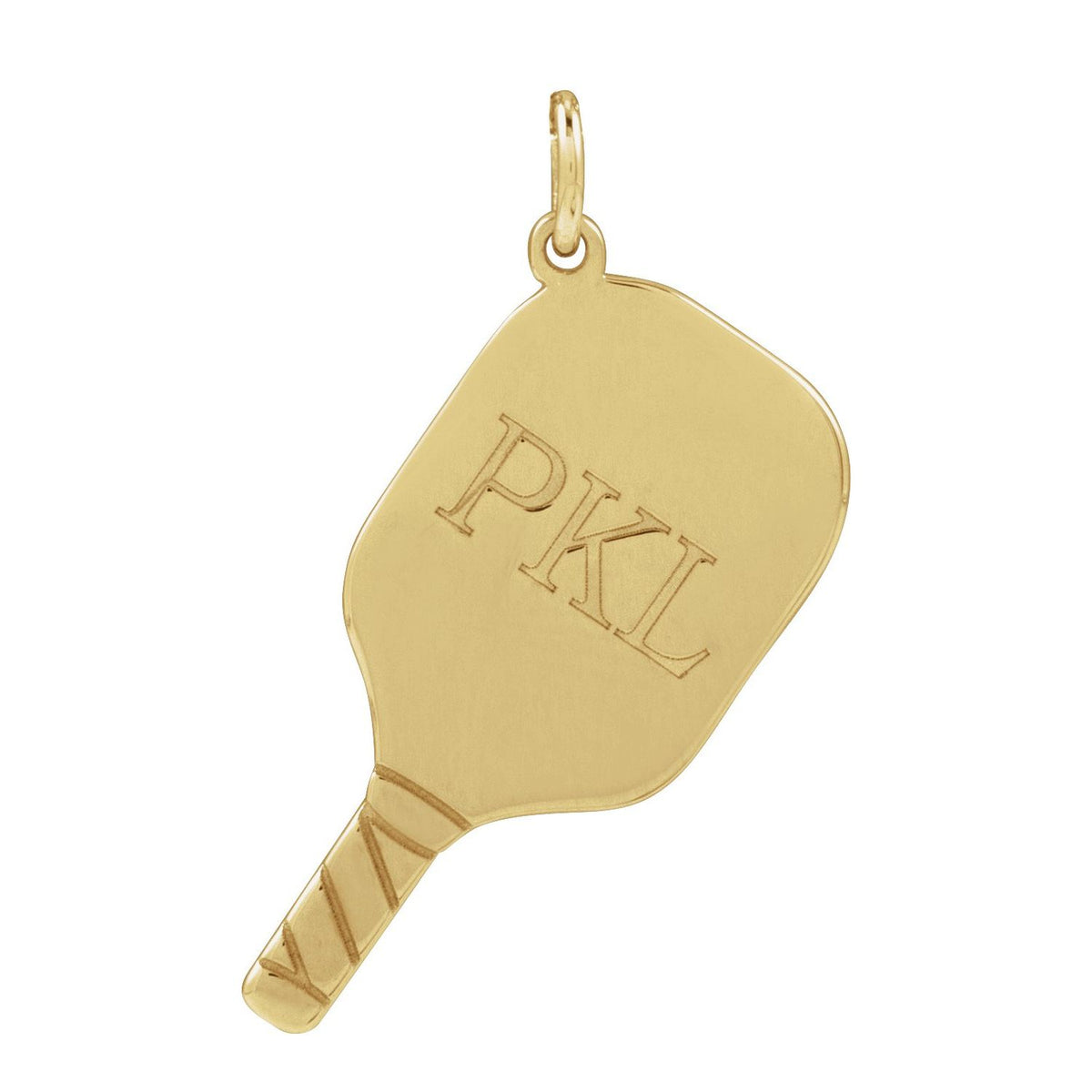 Engravable Pickleball Paddle Pendant