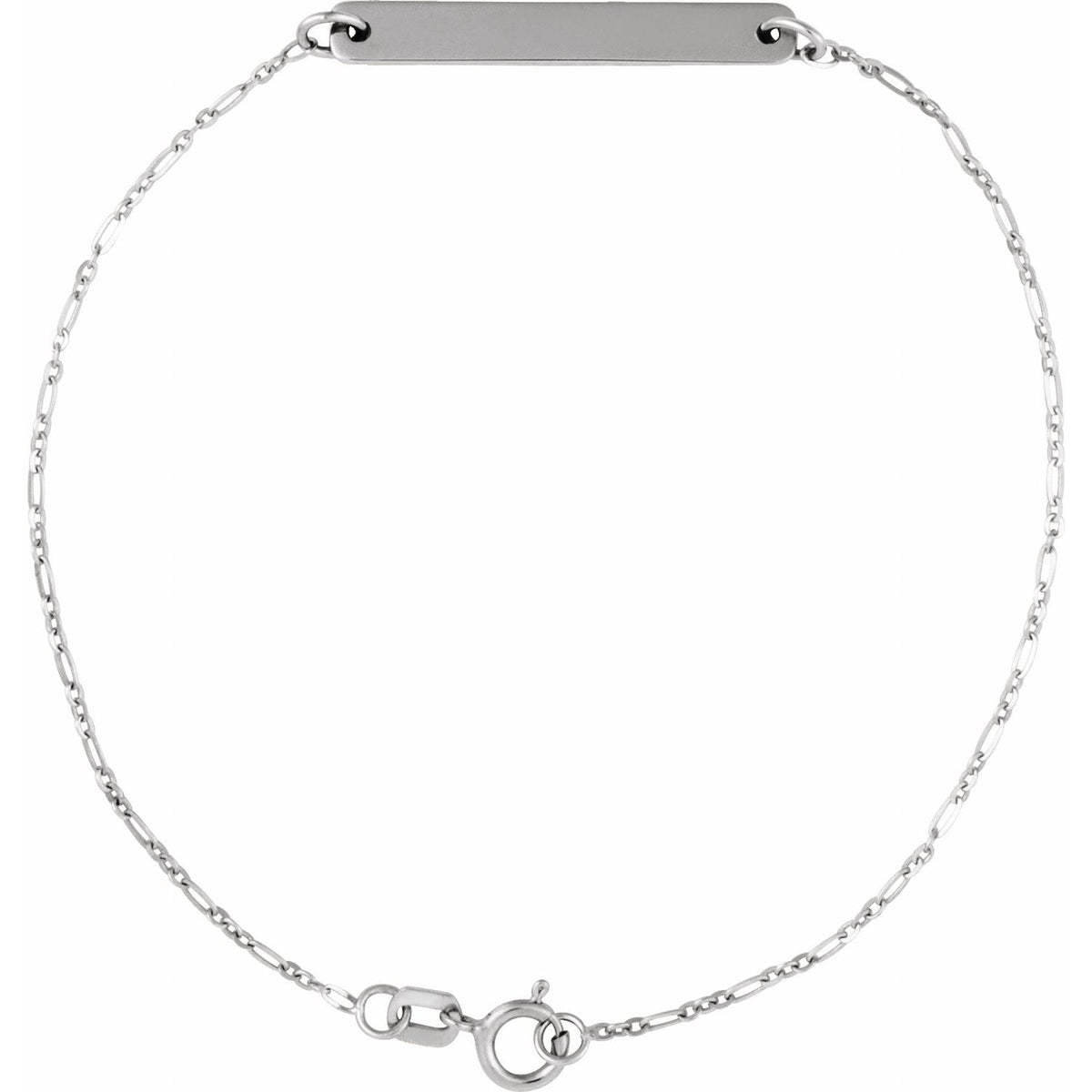 Engravable Bar 7" Bracelet (BRC979)
