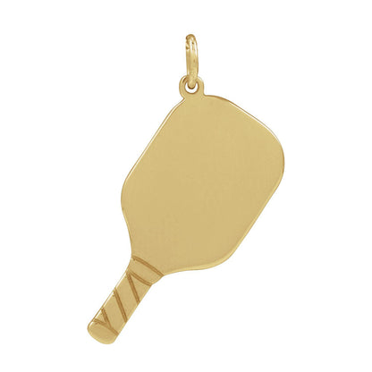 Engravable Pickleball Paddle Pendant