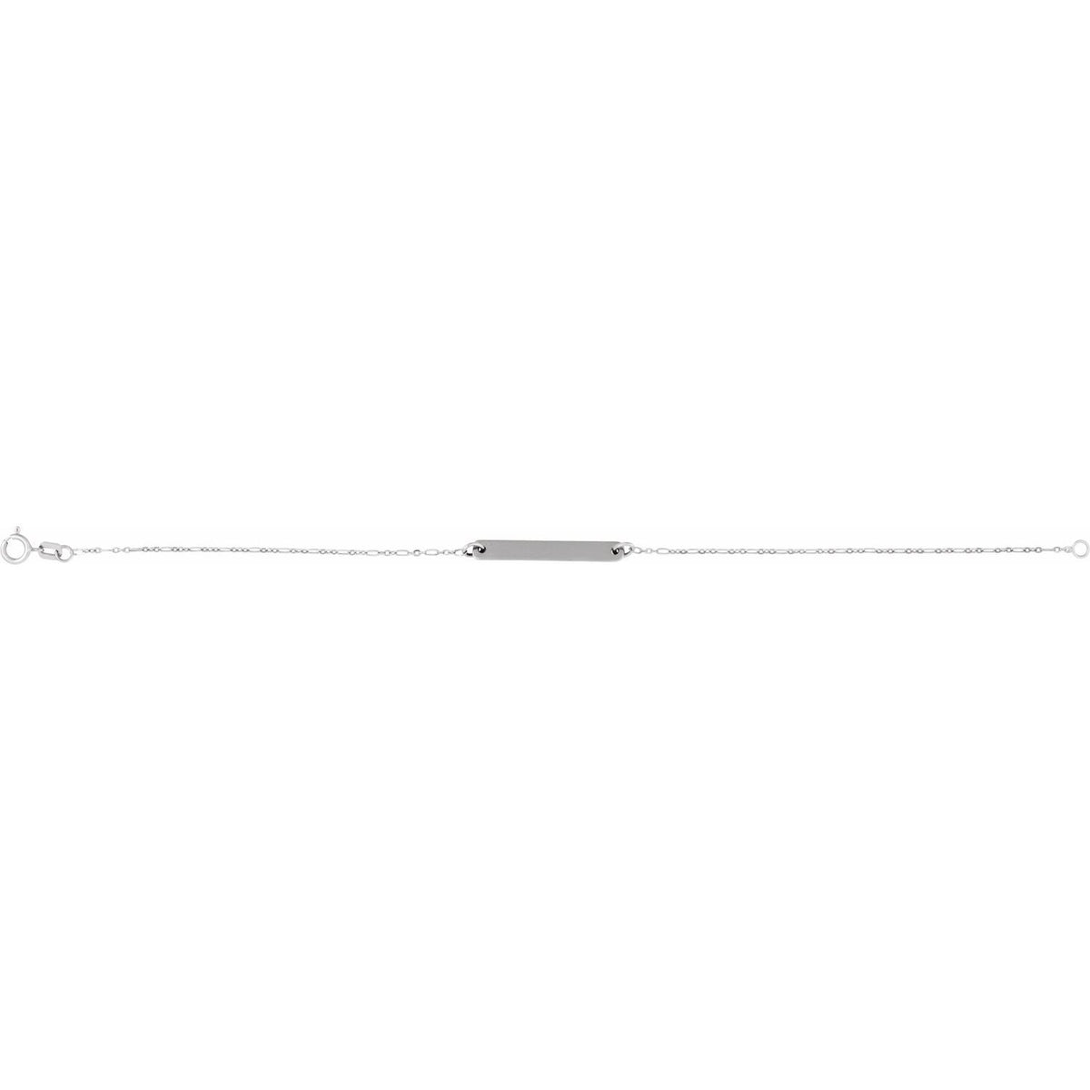 Engravable Bar 7" Bracelet (BRC979)