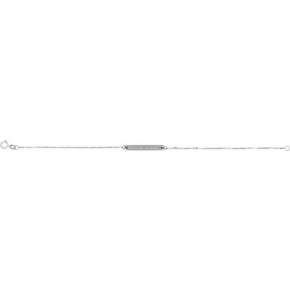 Engravable Bar 7" Bracelet (BRC979)