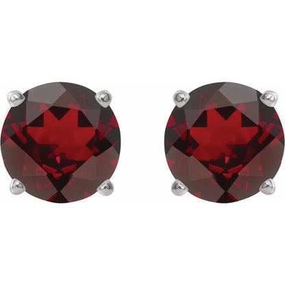 Natural Mozambique Garnet Earrings